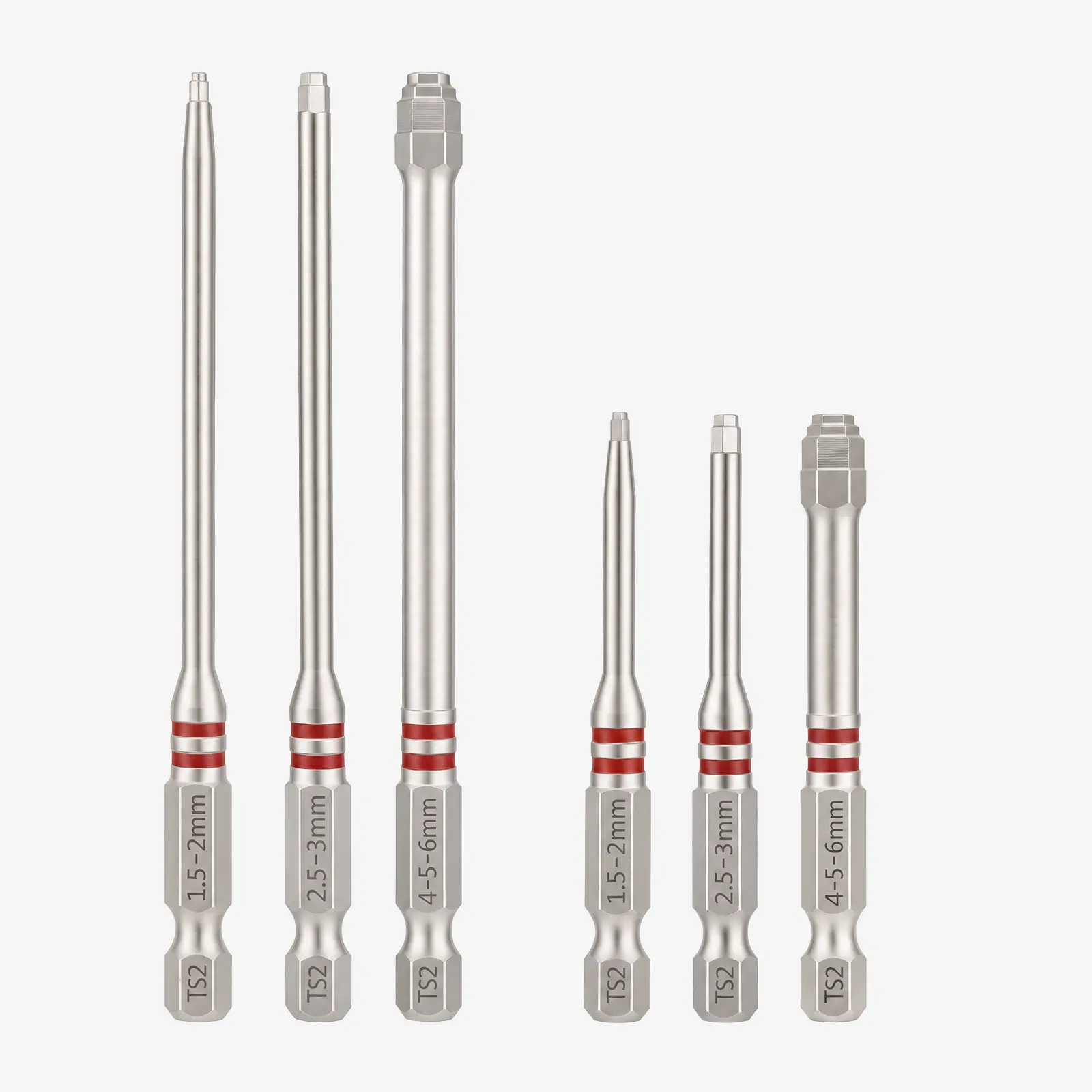 Screwdriver Bits Set 6pcs with Magnetic Hex Shank Pagoda