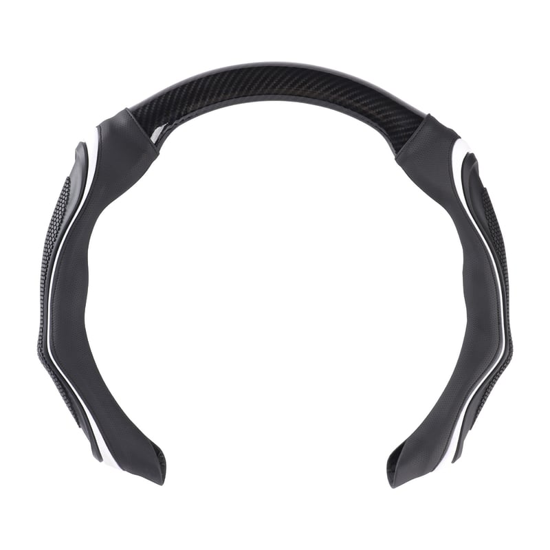 Sport-style silicone steering wheel cover