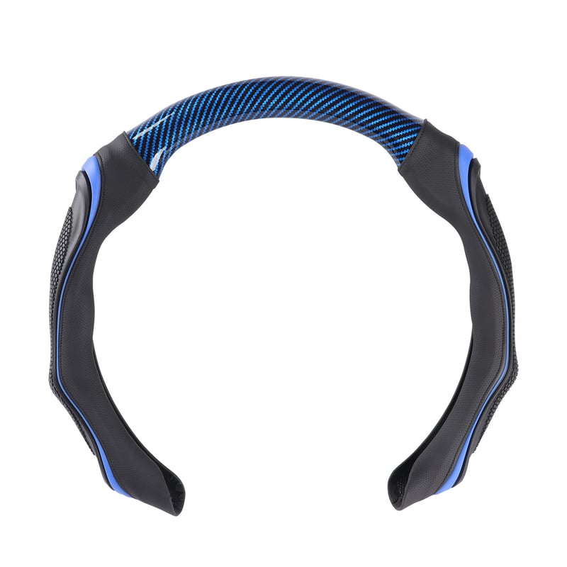 Sport-style silicone steering wheel cover