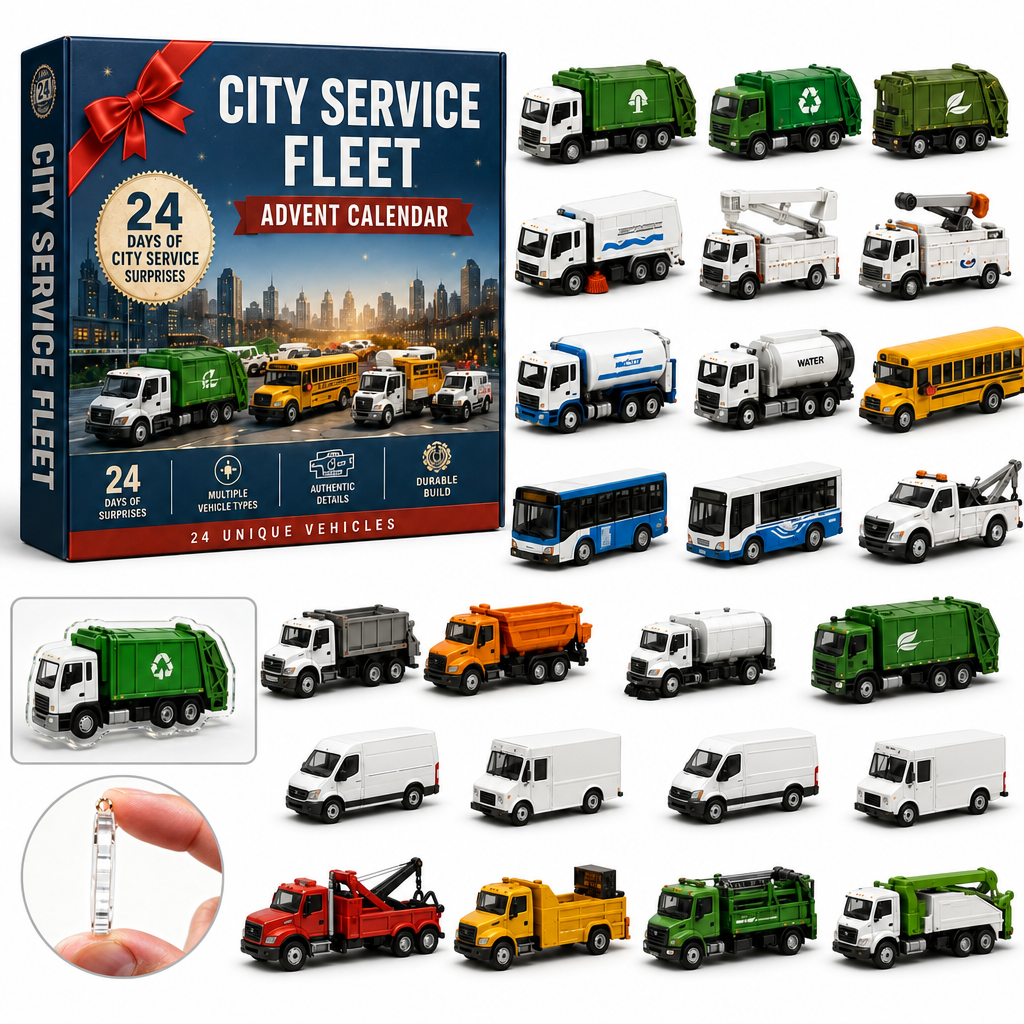 🚜 Build the Fleet Collection 24‑Day Vehicle Advent Calendar Series