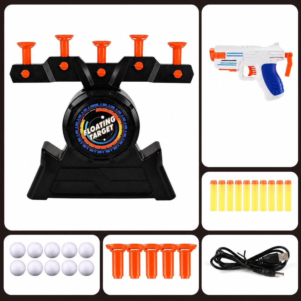 🎯 Fun Floating Target Game – Electric Shooting Toy for Kids