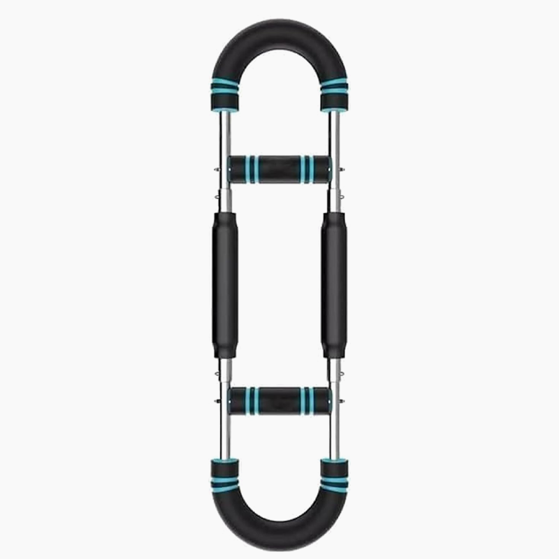📢📢50% de réduction ! Barre lestée réglable 60–110 lb – Entraîneur de bras & pectoraux portable pour fitness à domicile ! ✨🔥
