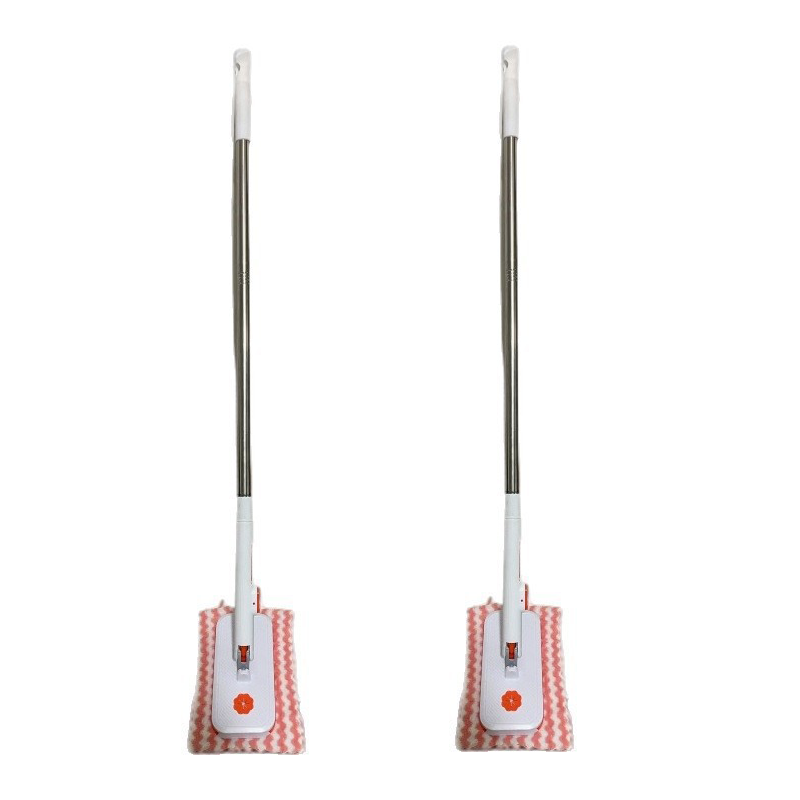 🥳2026 HOT SALE🥳💞50K+ SOLD! 🧹✨ 50% OFF! Multi-Functional Hands-Free Clip Flat Mop – One-key press opens clamps – no touching dirty cloths! Shark-tooth grip holds any wipe or towel firmly. Hygienic & hassle-free! 🧤💪