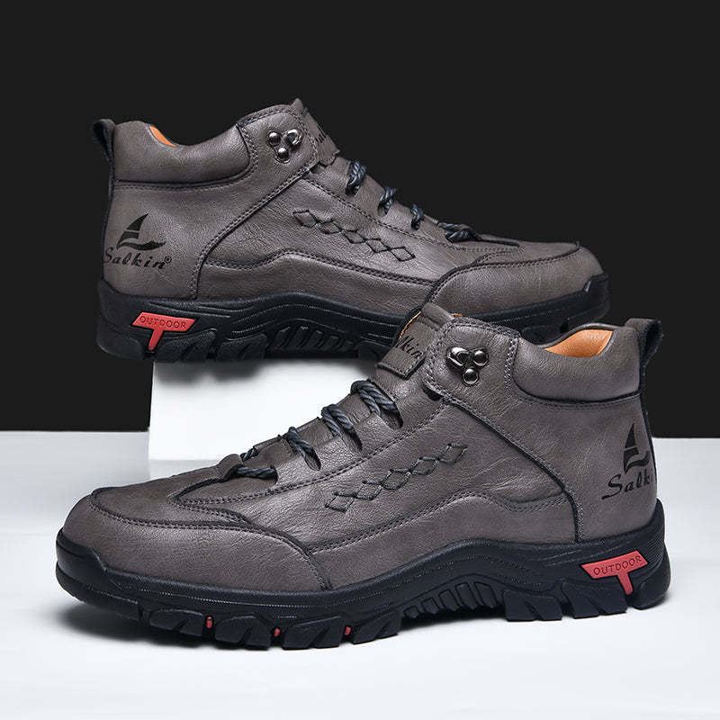⏰Limited-Time 70% OFF – Men’s Orthopedic Leather Driving Boots