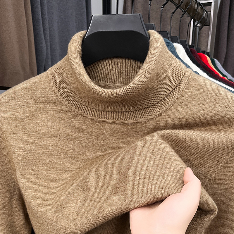 Men's Four Seasons Quality Cashmere Turtleneck Knitted Sweater