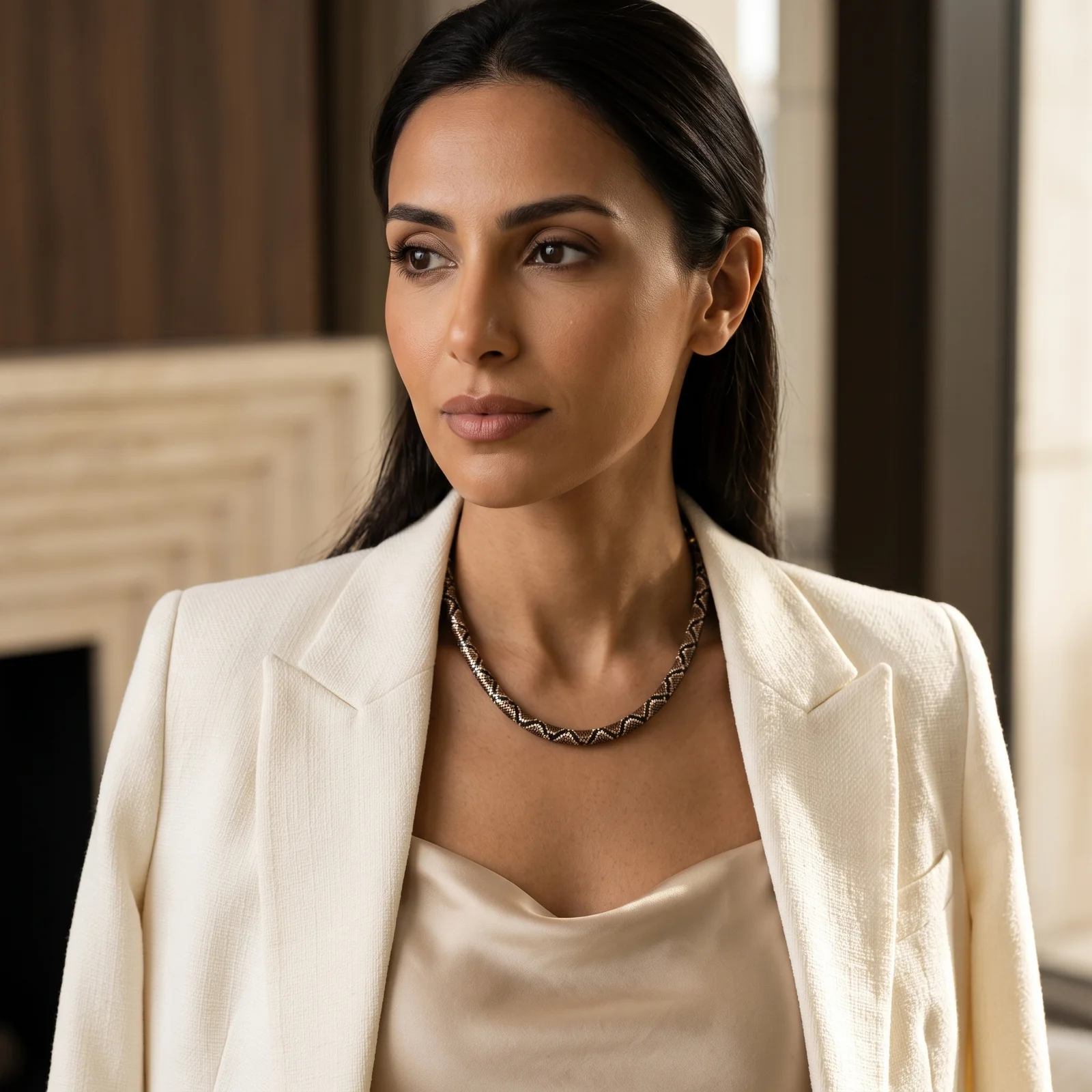 Serpent necklace elegance