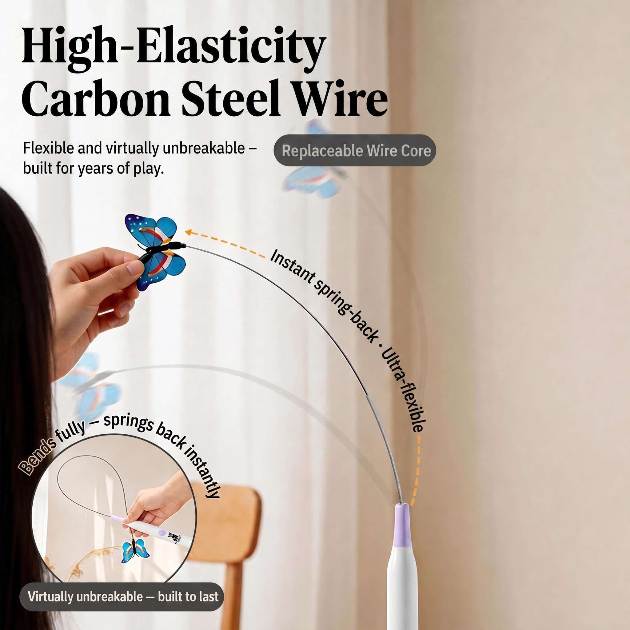 Smart Butterfly Cat Toy 🐾 V3