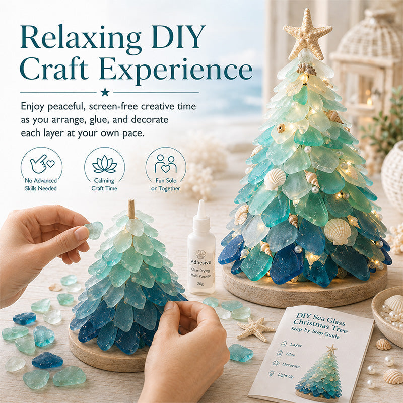 🌊✨DIY 3D Sea Glass Art Kit