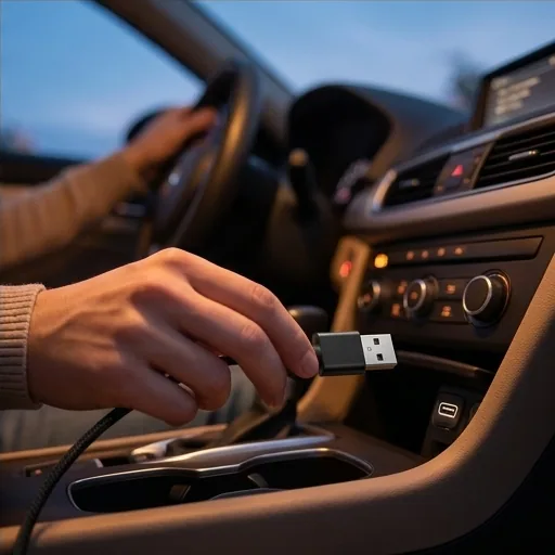 USB Car Window Holiday Projector