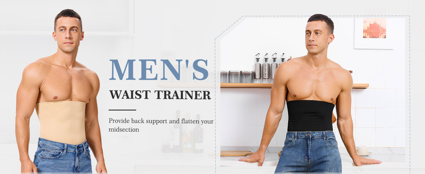 Waist Trainer for Men Shapewear Tummy Control Body Shaper Corset Slimming Girdle Fajas para Hombres
