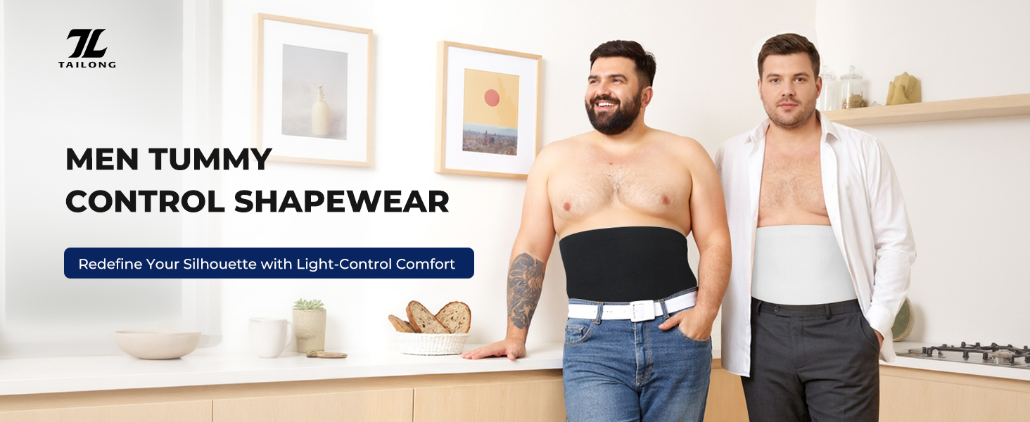 Men's Compression Shorts for Tummy Control - Seamless High Waist Body Shaper for Men Slimming Underwear Boxer Briefs
