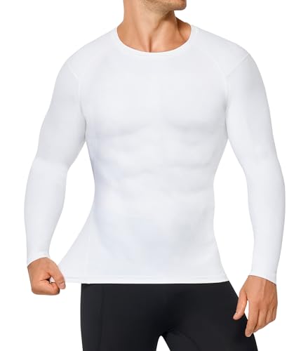 TAILONG Long Sleeve Compression Shirts for Men - Athletic Base Layer - image 2