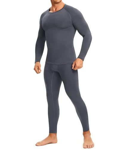 Thermal Underwear for Men - Long Johns with Fleece Lined Base Layer Cold - image 2