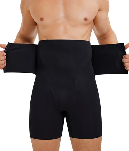 TAILONG Men's Shapewear Tummy Control Shorts High Waist Underwear Slimming - image 2