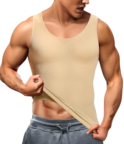 Compression Shirts for Men Shapewear Slimming Body Shaper Waist Trainer - image 2