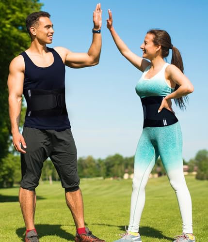 Neoprene Waist Trimmer Ab Belt for Men Waist Trainer for Women Corset - image 3