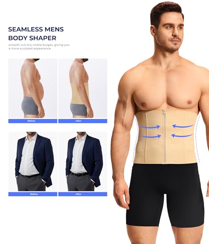 Waist Trainer for Men Shapewear Tummy Control Body Shaper Slimming Girdle - image 5