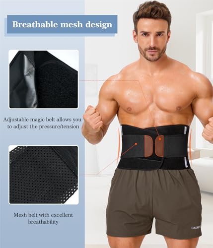 Neoprene Waist Trimmer Ab Belt for Men Waist Trainer for Women Corset - image 4