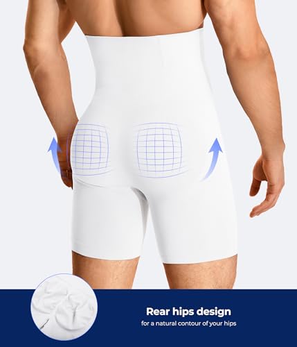 TAILONG Mens Shapewear Tummy Control Underwear Compression Shorts Slimming - image 4