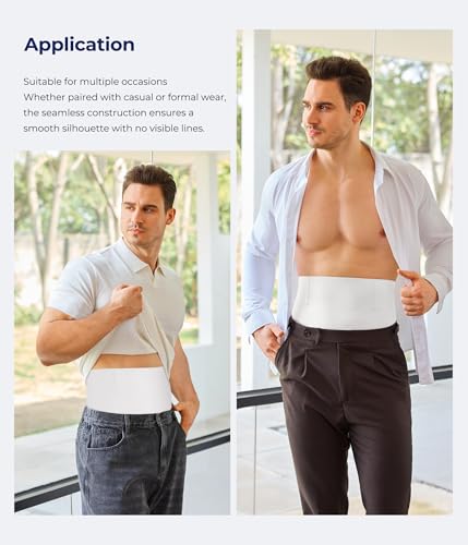 TAILONG Mens Shapewear Tummy Control Underwear Compression Shorts Slimming - image 6