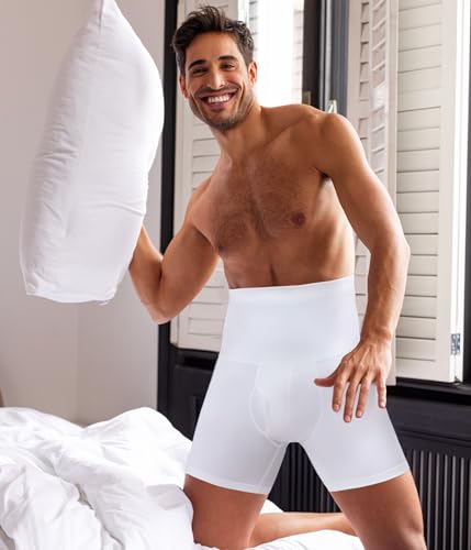 TAILONG Mens Shapewear Tummy Control Shorts Compression Underwear Slimming - image 6