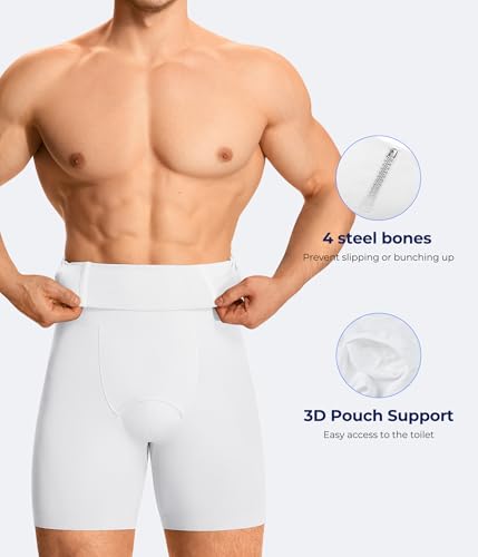 TAILONG Mens Shapewear Tummy Control Underwear Compression Shorts Slimming - image 3