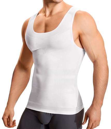 TAILONG Compression Shirt Men - Slimming Undershirt Body Shaper Vest - image 2