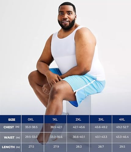 Gynecomastia Compression Shirts for Men - Body Shaper Tank Top Sleeveless - image 7