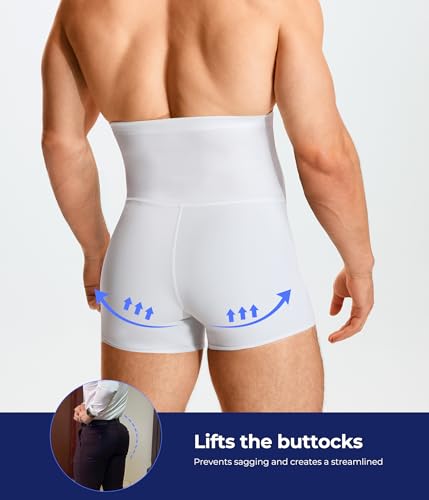 TAILONG Men Tummy Control Shorts High Waist Slimming Underwear Body Shaper - image 5