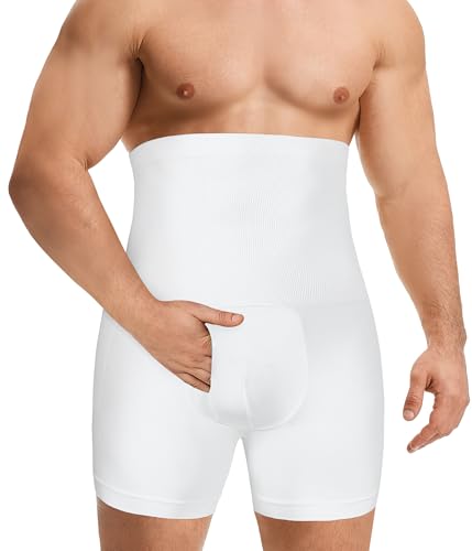 Men's Compression Shorts for Tummy Control - Seamless High Waist Body - image 2