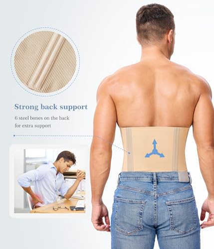 Waist Trainer for Men Shapewear Tummy Control Body Shaper Corset Slimming - image 3