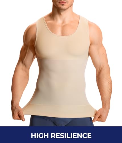 TAILONG Compression Shirt Men Shapewear - Slimming Undershirt Body Shaper - image 3