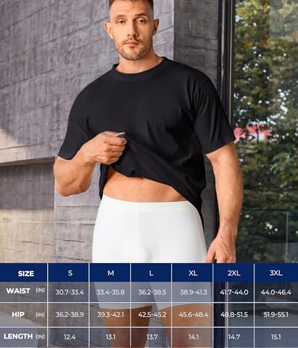 TAILONG Men's Compression Shorts with Side Pocket, Breathable Mesh Running - image 7