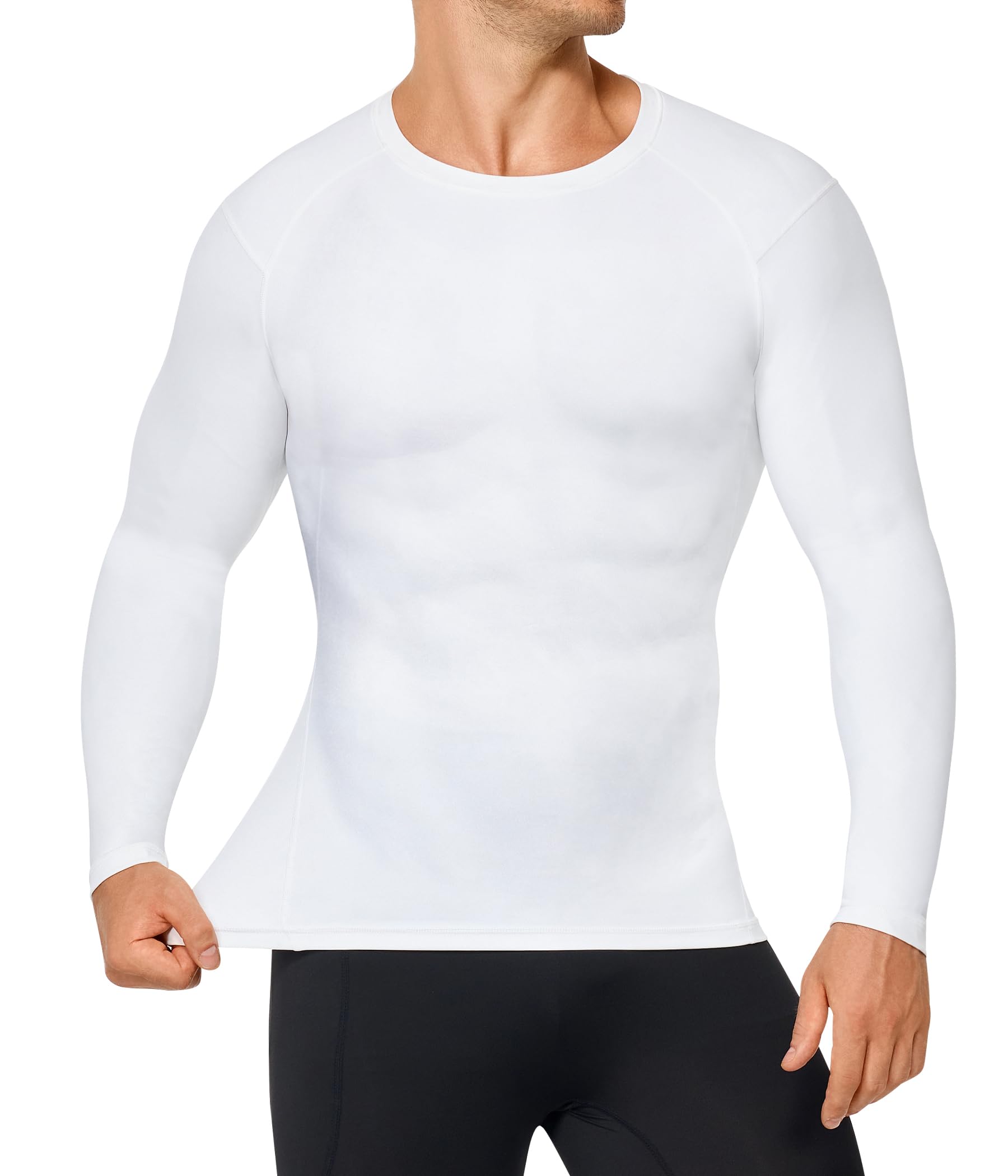 TAILONG Long Sleeve Compression Shirts for Men - Athletic Base Layer - image 1