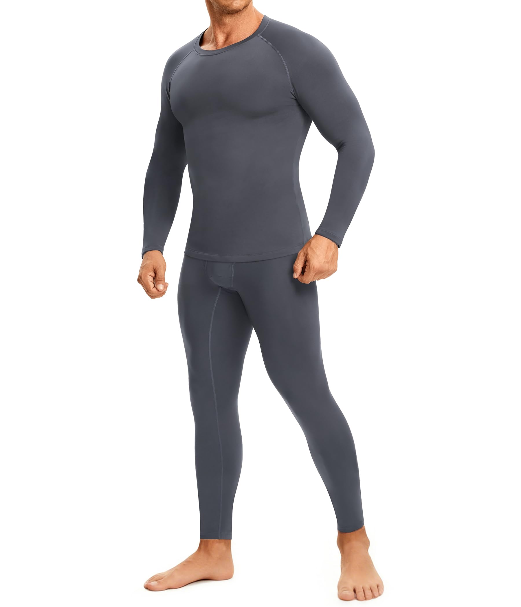 Thermal Underwear for Men - Long Johns with Fleece Lined Base Layer Cold - image 1