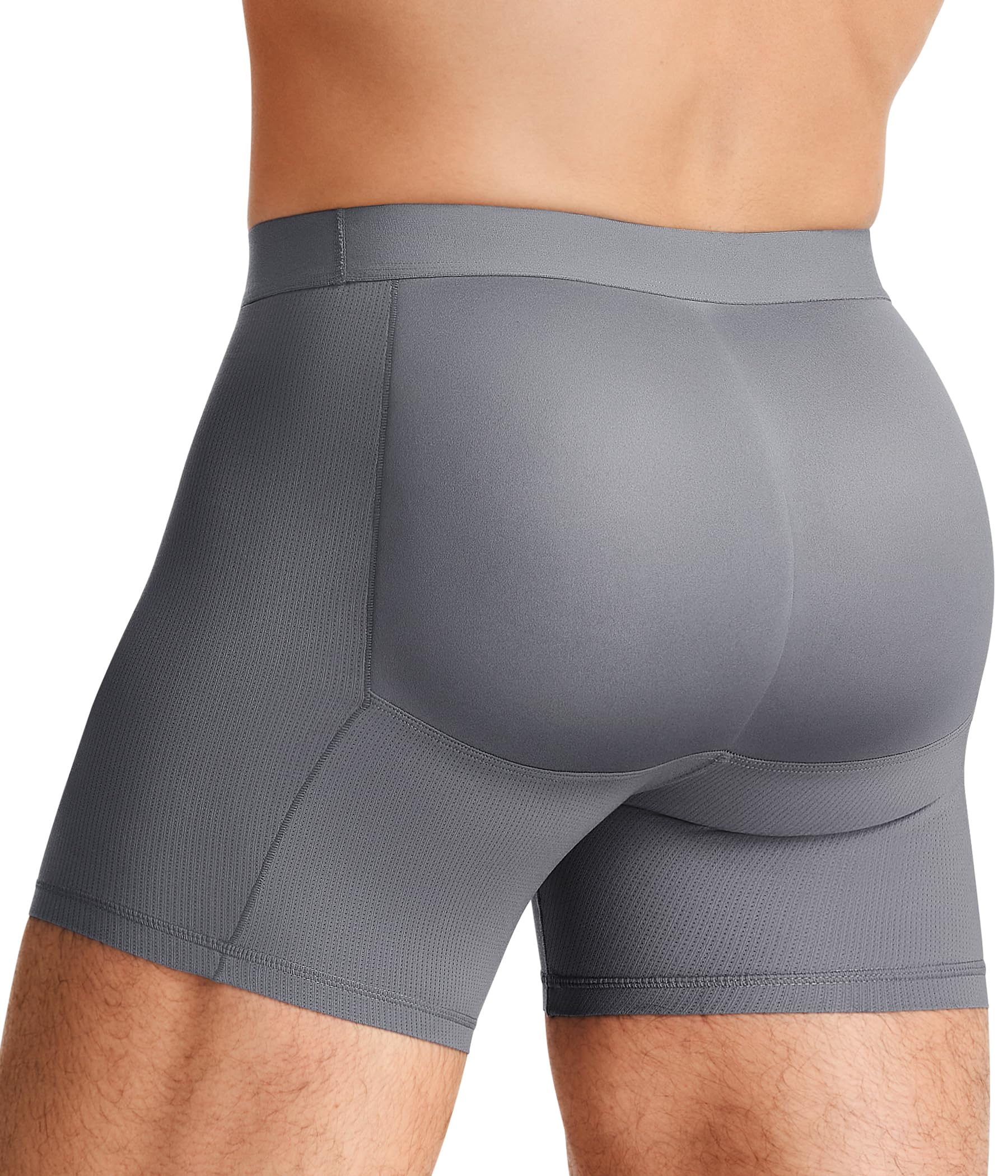 TAILONG Men Padded Underwear Boxer Briefs Tummy Control Body Shaper - image 1