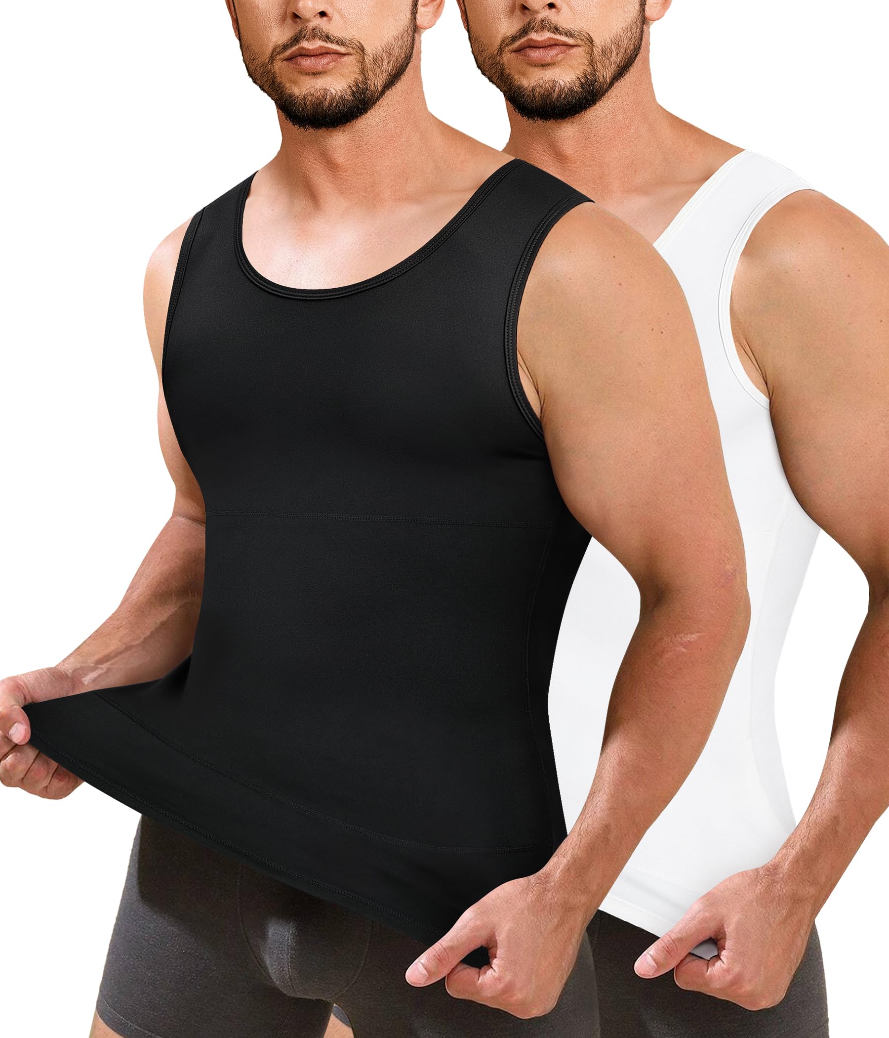 Tailong Black/White(2 Pack) Medium