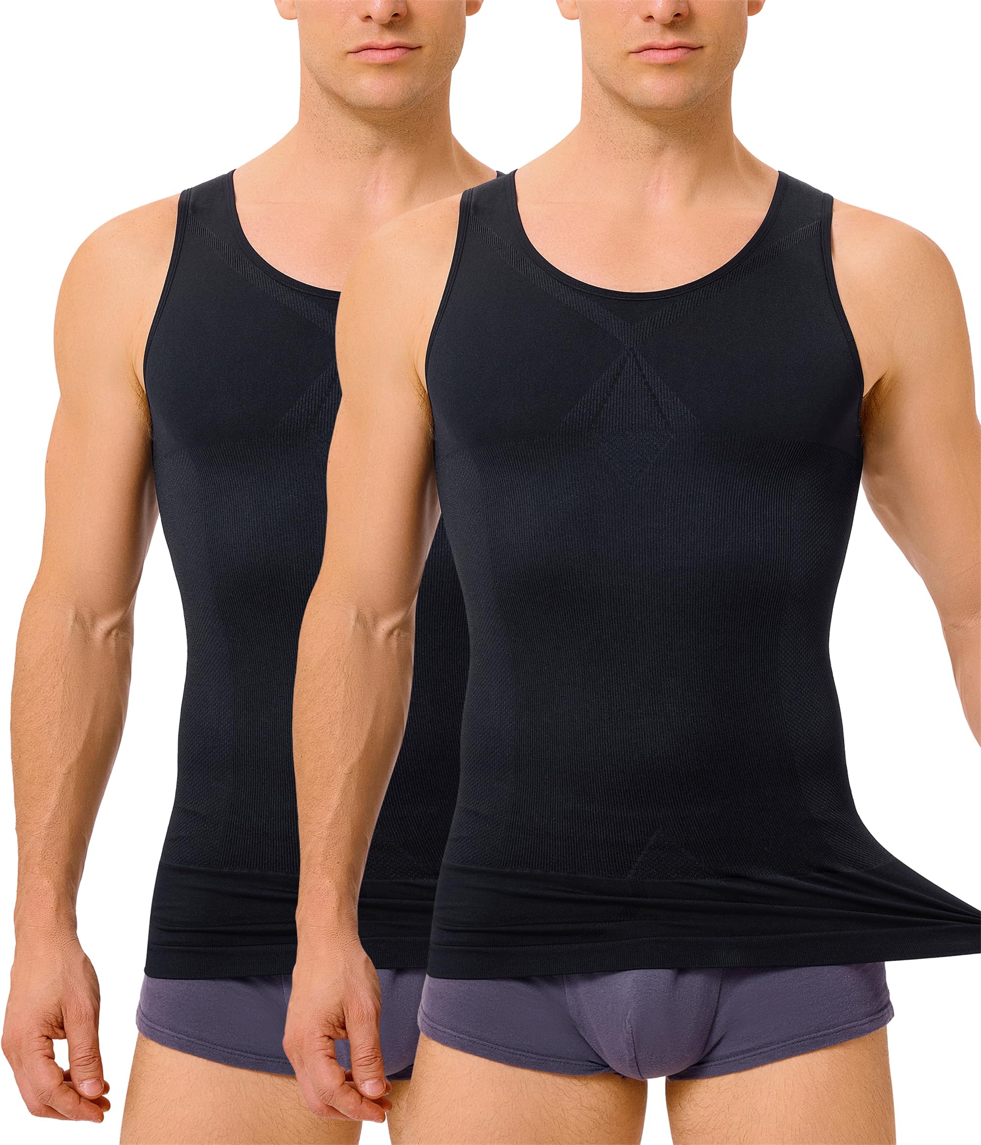 Tailong Black(2 Pack) Medium-Large