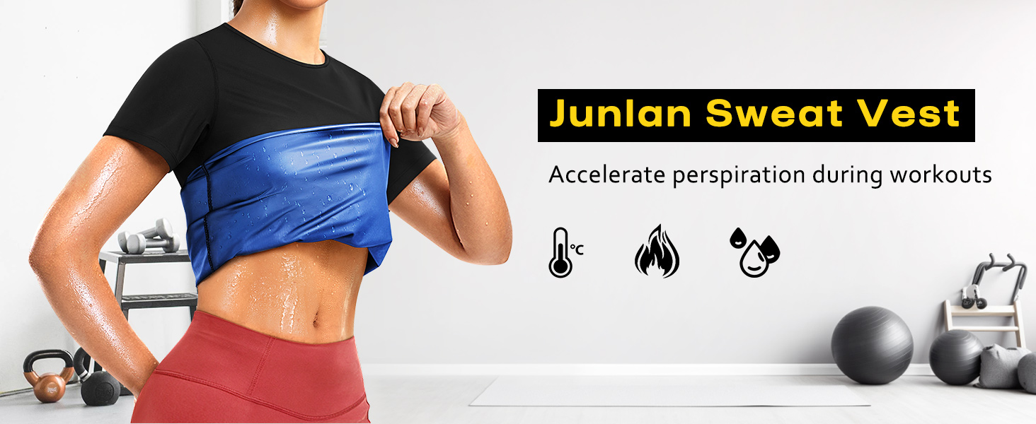 Junlan Waist Trainer Vest Women - Sweat Vest for Women Working Out