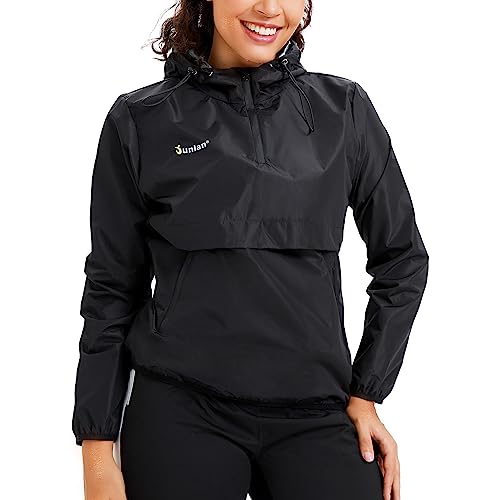 Junlan Sauna Suit for Women Sweat Jacket Gym Workout Vest Sweat Suits - image 5