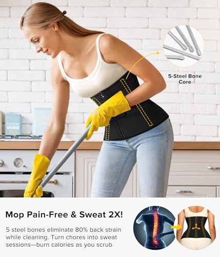 Junlan Sweat Waist Trainer for Women - Sauna Waist Trimmer for Working - image 6