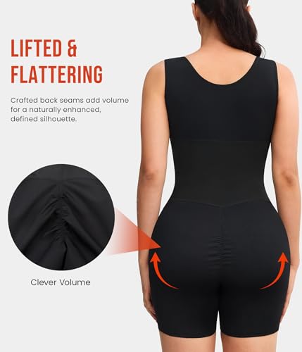 Junlan Sauna Suit Women Full Body Sleeveless Jumpsuit Zipper Waist - image 5