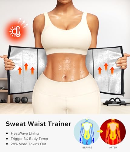 Junlan Sweat Waist Trainer for Women - Sauna Waist Trimmer for Working - image 4