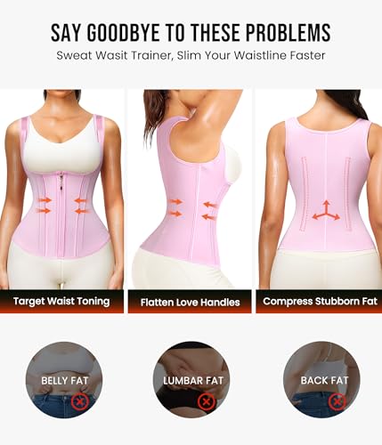 Junlan Waist Trainer for Women - Sauna Suit Sweat Vest for Working Out - image 4