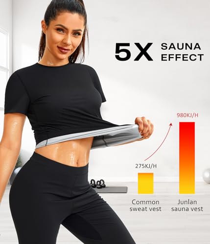 Junlan Waist Trainer Vest Women - Sweat Vest for Women Working Out - image 4