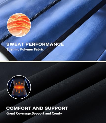 Junlan Waist Trainer for Women Sauna Suit Sweat Vest Trimmer for Working - image 3