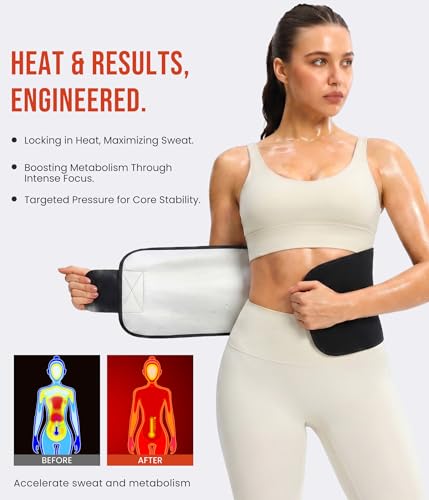 Junlan Waist Trainer for Women - Sweat Band for Stomach Working Out - image 4