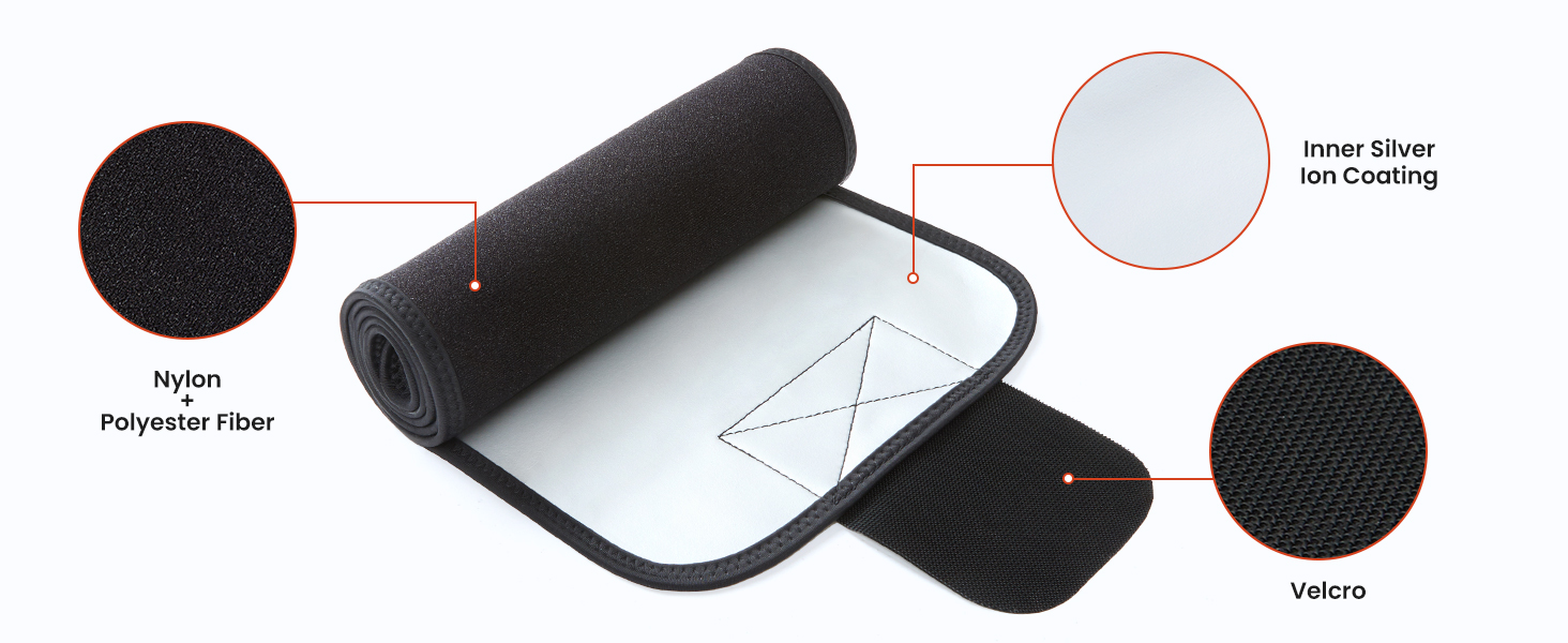 Junlan Waist Trainer for Women - Sweat Band for Stomach Working Out