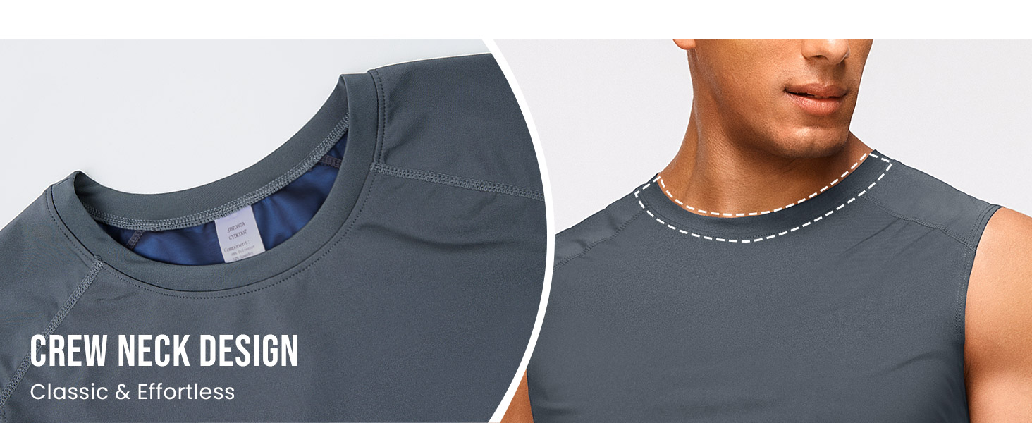 Junlan Sauna Suit for Men - Sleeveless Sauna Shirt Sweat Vest for GYM Workout