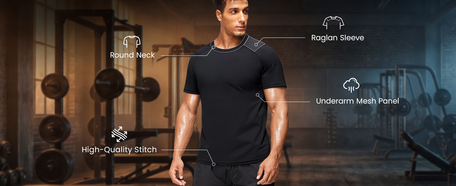 Junlan Sauna Shirt for Men Waist Trainer Vest Gym Top for Running Training